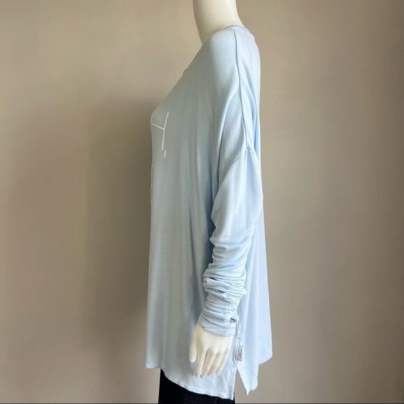 The Laundry Room Long Sleeve Beach Please Oversized Top - M - Picture 2 of 8